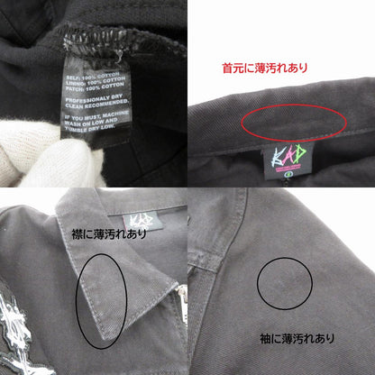 xxxtentation BAD VIBES FOREVER ジャケット デニム ブラック サイズ：S【瀬戸大橋店】