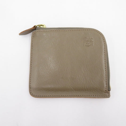 IL BISONTE | イルビゾンテ L字ファスナー財布 ミニ財布 コインケース 54222304440 グレージュ【瀬戸大橋店】
