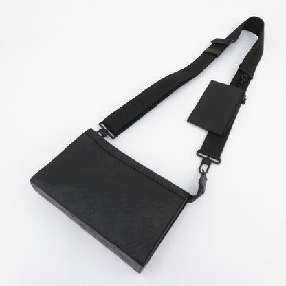 LOUIS VUITTON | ルイ・ヴィトン ガストン･ウェアラブル ウォレット ショルダーバッグ M81115 ブラック【瀬戸大橋店】