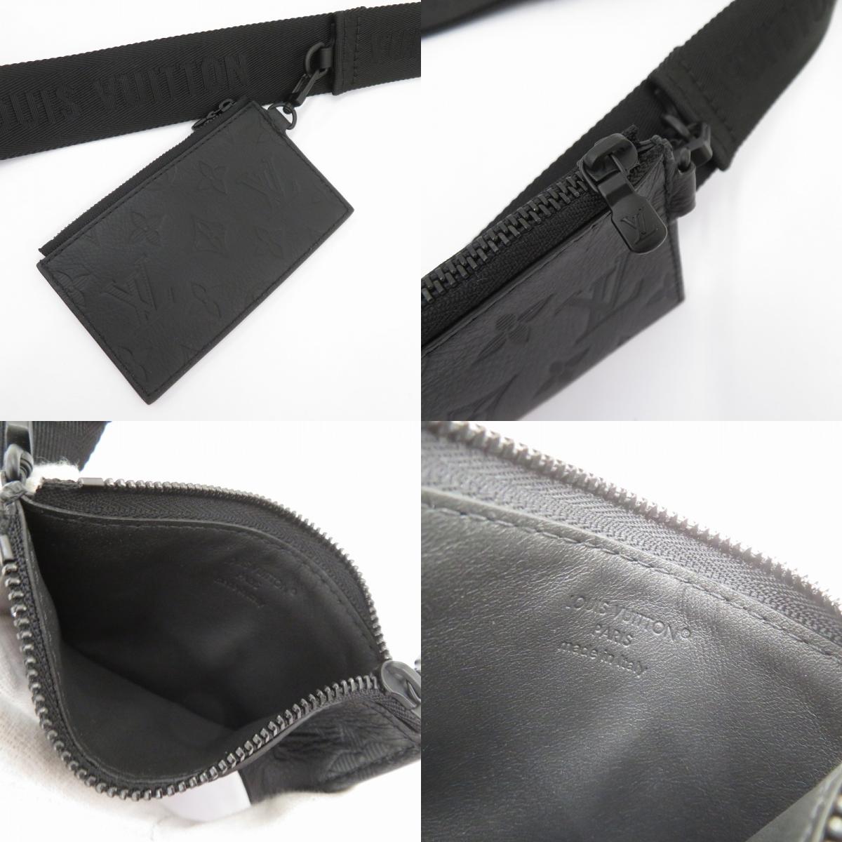 LOUIS VUITTON | ルイ・ヴィトン ガストン･ウェアラブル ウォレット ショルダーバッグ M81115 ブラック【瀬戸大橋店】