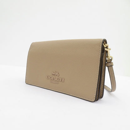 COACH | コーチ アンナ フォルドオーバー クラッチクロスボディ ショルダーバッグ H2278-CE212 ベージュ【瀬戸大橋店】
