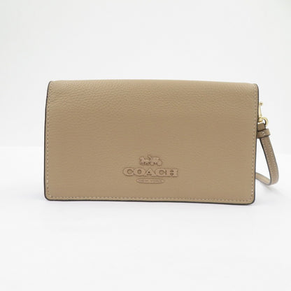 COACH | コーチ アンナ フォルドオーバー クラッチクロスボディ ショルダーバッグ H2278-CE212 ベージュ【瀬戸大橋店】