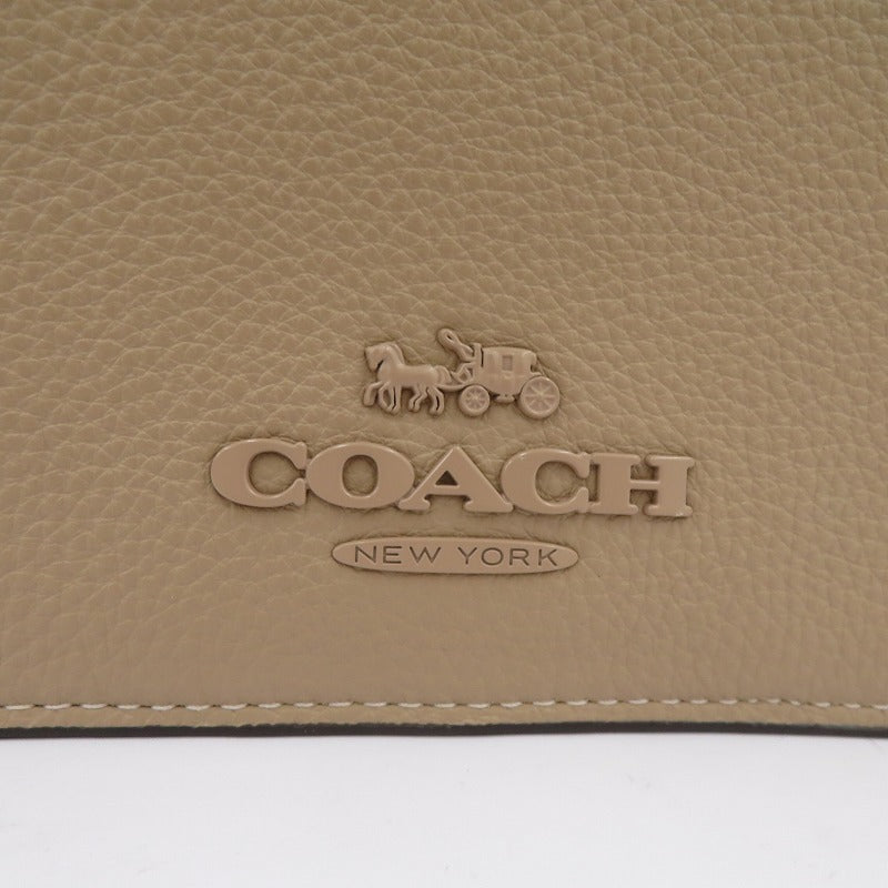 COACH | コーチ アンナ フォルドオーバー クラッチクロスボディ ショルダーバッグ H2278-CE212 ベージュ【瀬戸大橋店】