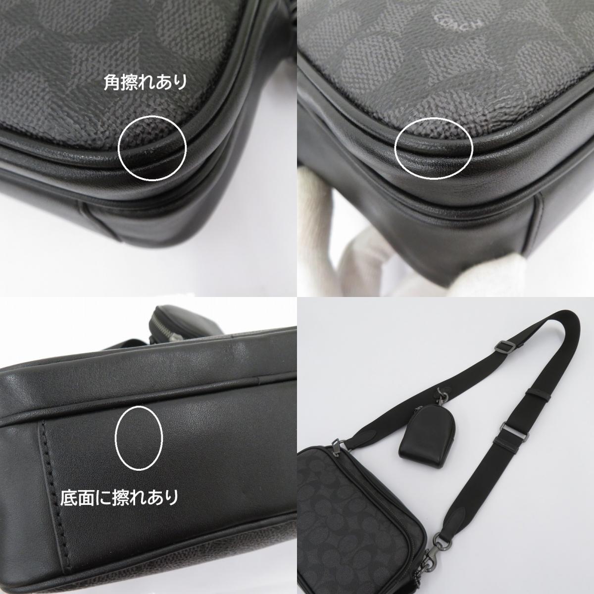 COACH | コーチ シグネチャー フィンレイ クロスボディ バッグ ショルダーバッグ K2522-CDB25 ブラック【瀬戸大橋店】