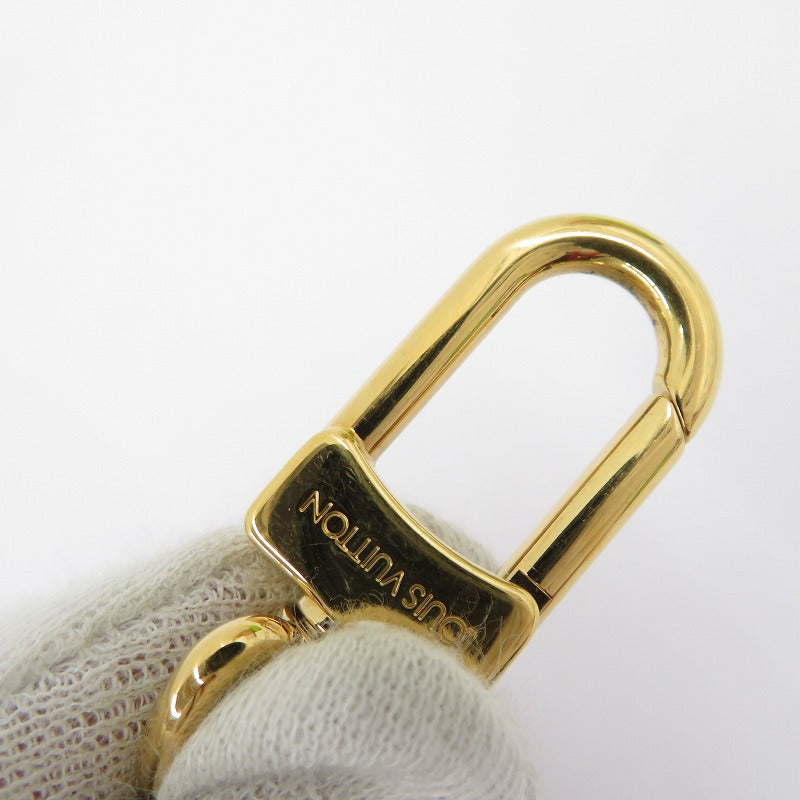 LOUIS VUITTON | ルイ・ヴィトン ポルト クレ・LV ナノグラム キーホルダー M00560 ゴールド【瀬戸大橋店】
