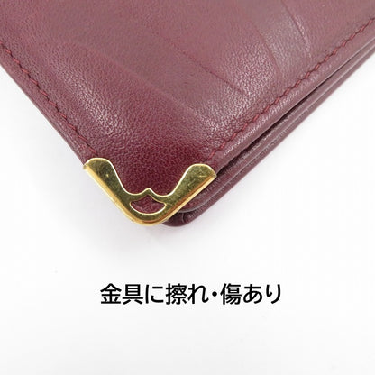 CARTIER | カルティエ マスト 長財布 ボルドー/バーガンディ【瀬戸大橋店】