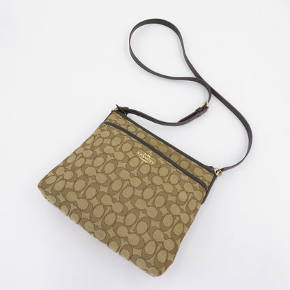 COACH | コーチ シグネチャージャガード ショルダーバッグ D1979-F29960 ベージュ【瀬戸大橋店】