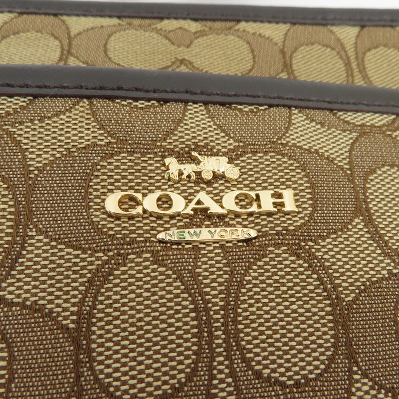 COACH | コーチ シグネチャージャガード ショルダーバッグ D1979-F29960 ベージュ【瀬戸大橋店】