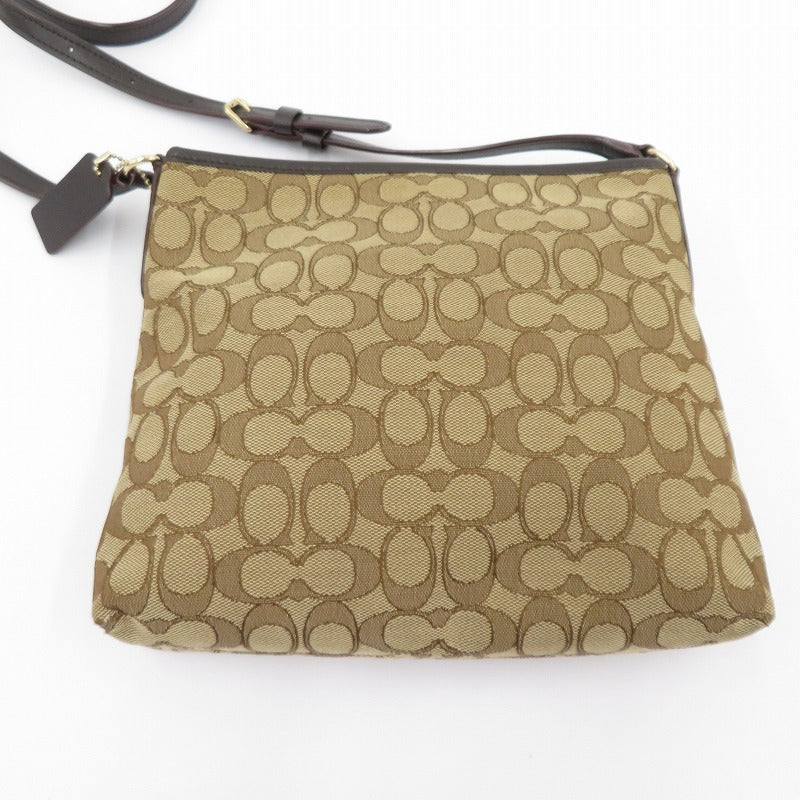 COACH | コーチ シグネチャージャガード ショルダーバッグ D1979-F29960 ベージュ【瀬戸大橋店】