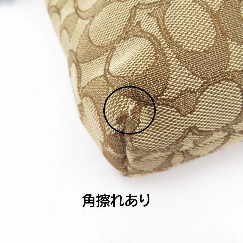 COACH | コーチ シグネチャージャガード ショルダーバッグ D1979-F29960 ベージュ【瀬戸大橋店】