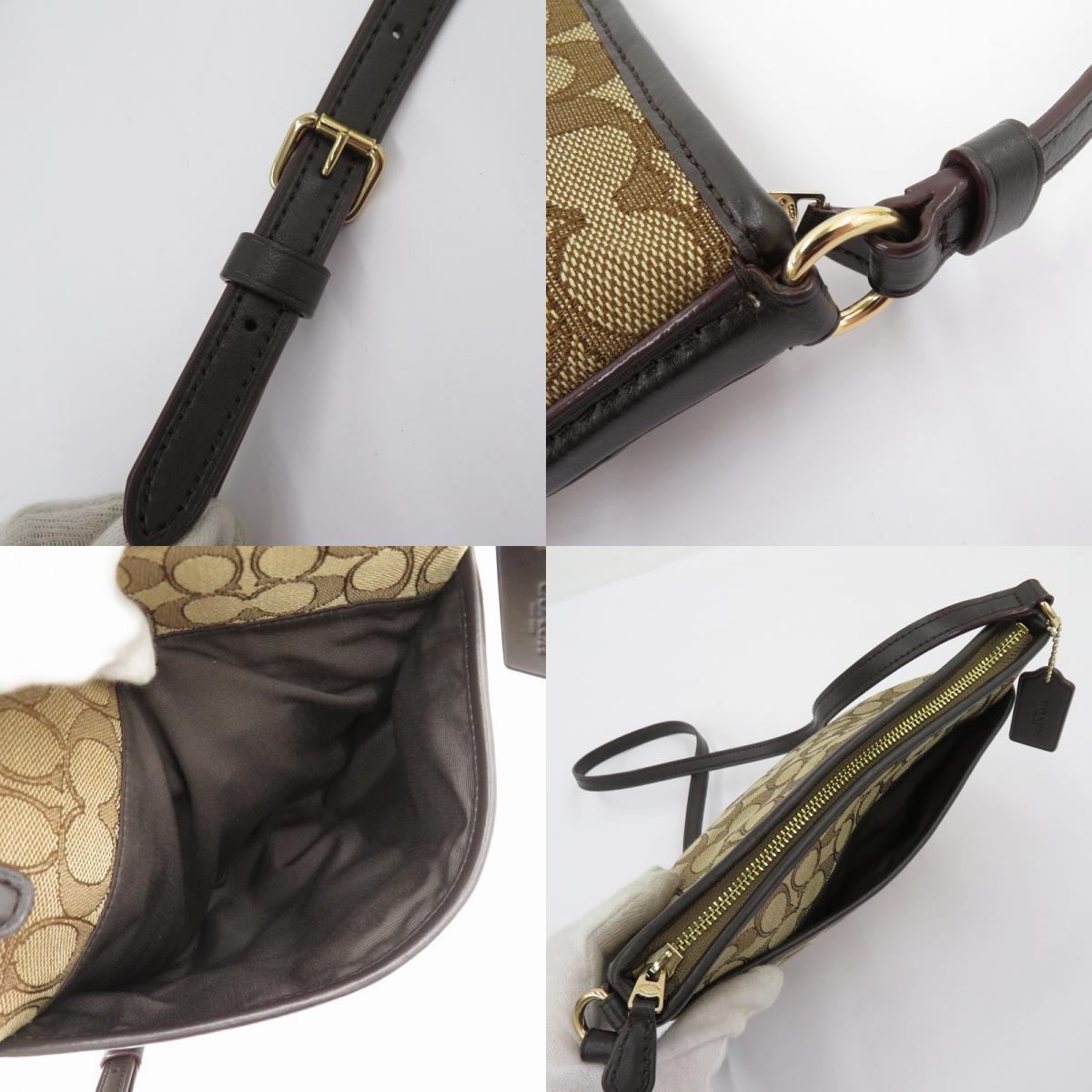 COACH | コーチ シグネチャージャガード ショルダーバッグ D1979-F29960 ベージュ【瀬戸大橋店】