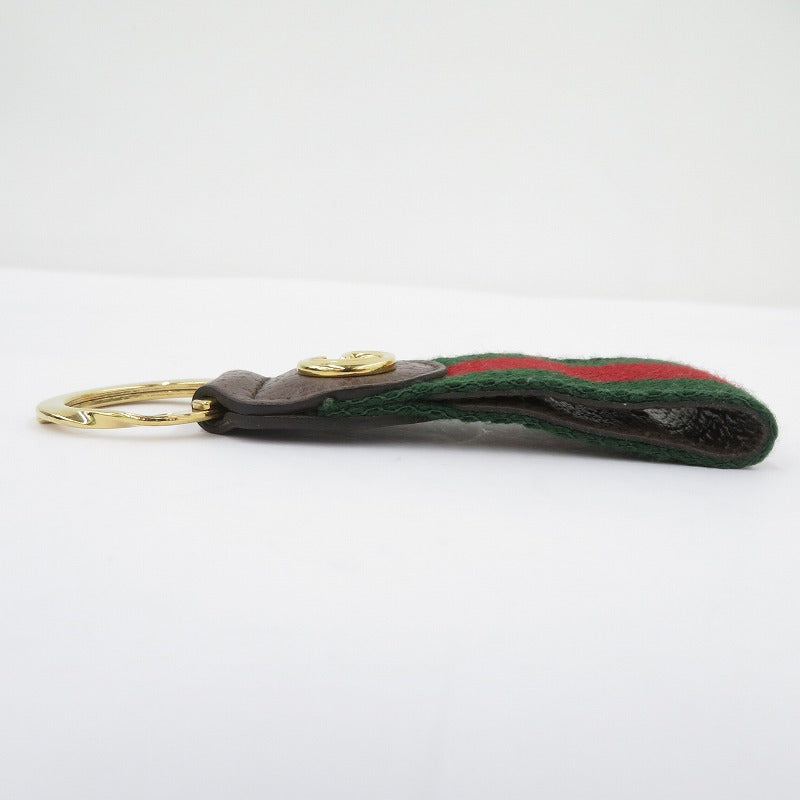 GUCCI | グッチ オフィディア キーチェーン キーホルダー 523161・479292 グリーン【瀬戸大橋店】