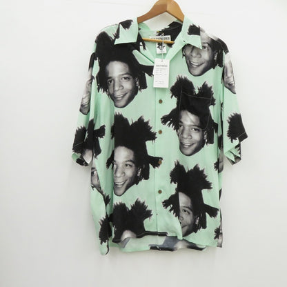 WACKOMARIA | ワコマリア S/S HAWAIIAN SHIRT アロハシャツ その他トップス BASQUIAT-WM-HI12 ライトグリーン サイズ：XXL【瀬戸大橋店】