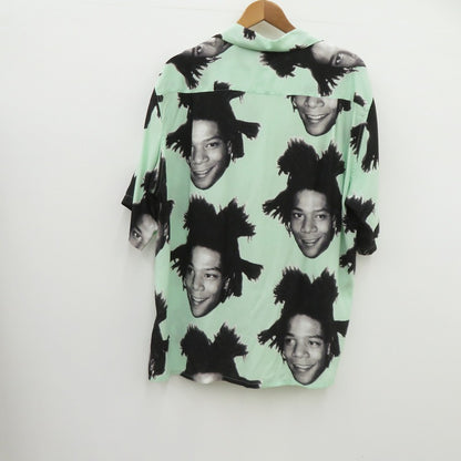 WACKOMARIA | ワコマリア S/S HAWAIIAN SHIRT アロハシャツ その他トップス BASQUIAT-WM-HI12 ライトグリーン サイズ：XXL【瀬戸大橋店】
