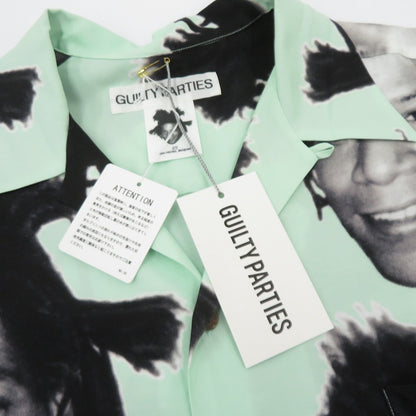 WACKOMARIA | ワコマリア S/S HAWAIIAN SHIRT アロハシャツ その他トップス BASQUIAT-WM-HI12 ライトグリーン サイズ：XXL【瀬戸大橋店】