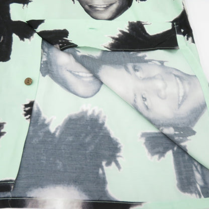 WACKOMARIA | ワコマリア S/S HAWAIIAN SHIRT アロハシャツ その他トップス BASQUIAT-WM-HI12 ライトグリーン サイズ：XXL【瀬戸大橋店】