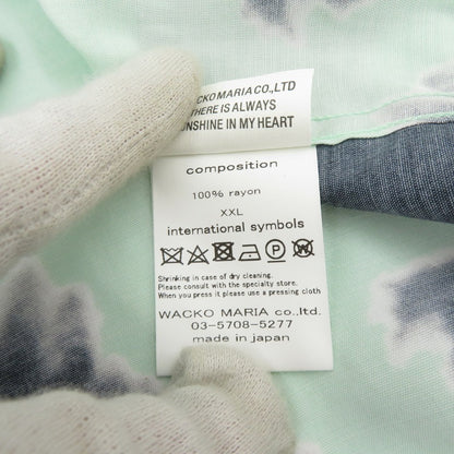 WACKOMARIA | ワコマリア S/S HAWAIIAN SHIRT アロハシャツ その他トップス BASQUIAT-WM-HI12 ライトグリーン サイズ：XXL【瀬戸大橋店】