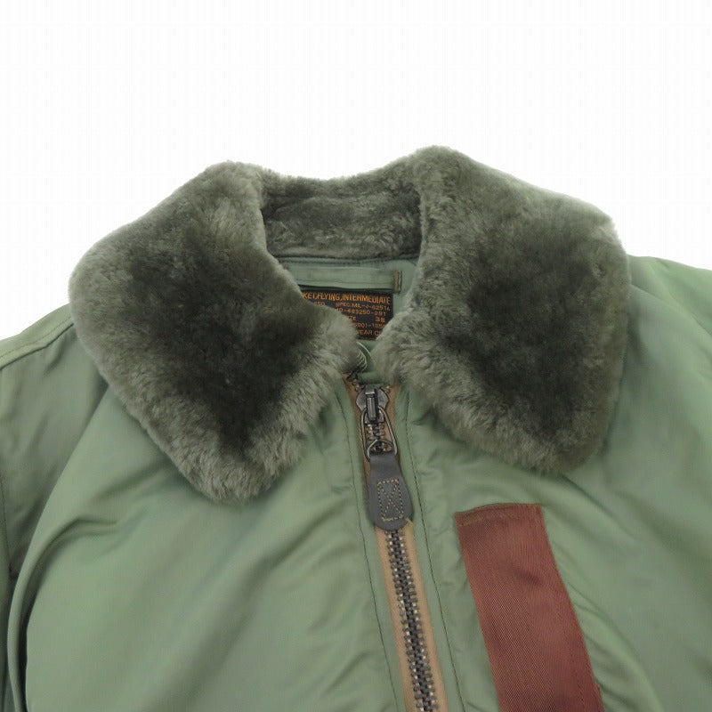 Buzz Rickson's | バズリクソンズ B-15D フライトジャケット ミリタリーコート M11126 カーキ サイズ：38