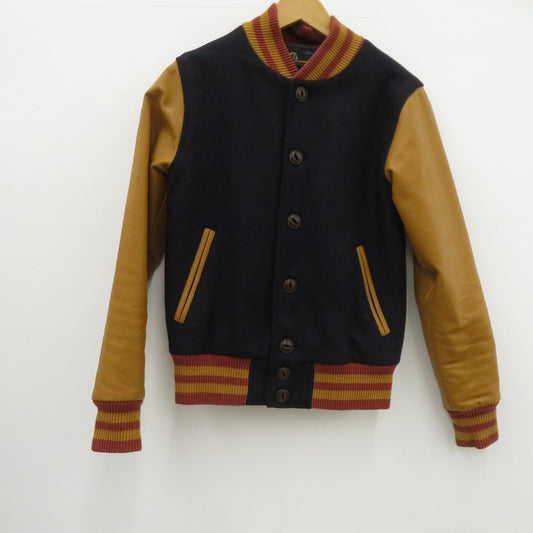 Champion | チャンピオン 70'S復刻タグ ウールジャケット スタジャン ネイビー サイズ：M