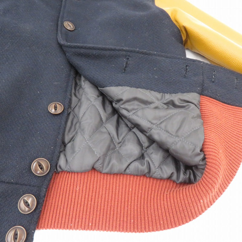 Champion | チャンピオン 70'S復刻タグ ウールジャケット スタジャン ネイビー サイズ：M