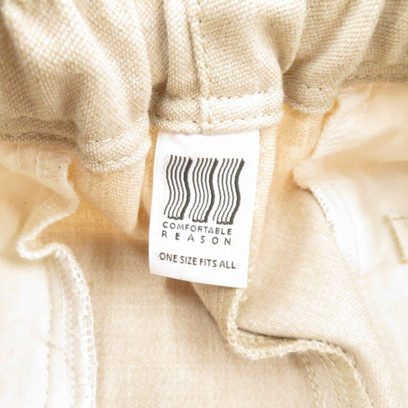 COMFORTABLE REASON | コンフォータブルリーズン ボトム パンツ 03-6310-7209 ベージュ サイズ：FreeSize