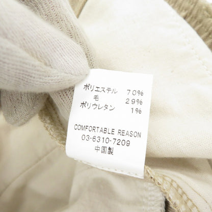 COMFORTABLE REASON | コンフォータブルリーズン ボトム パンツ 03-6310-7209 ベージュ サイズ：FreeSize