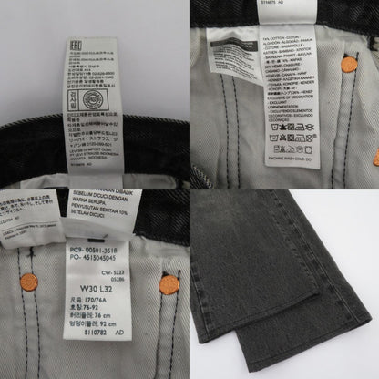 Levi's | リーバイス 赤耳/ボタン裏5286 デニムパンツ 501 ブラック サイズ：30