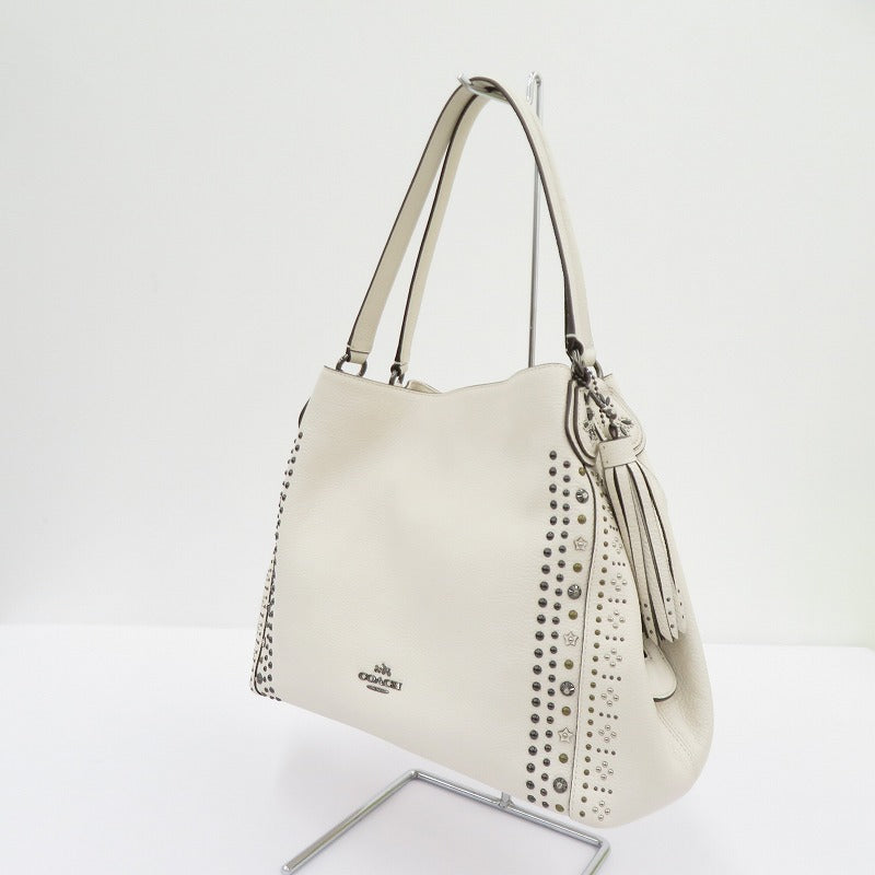 COACH | コーチ バンダナ リベット イーディー ショルダー 31 ショルダーバッグ ホワイト