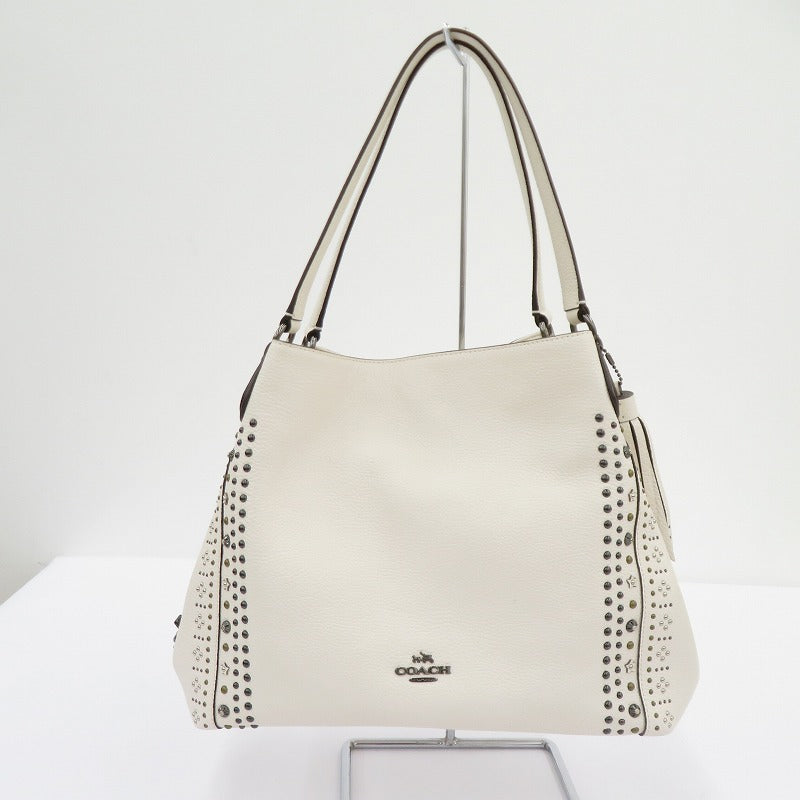 COACH | コーチ バンダナ リベット イーディー ショルダー 31 ショルダーバッグ ホワイト