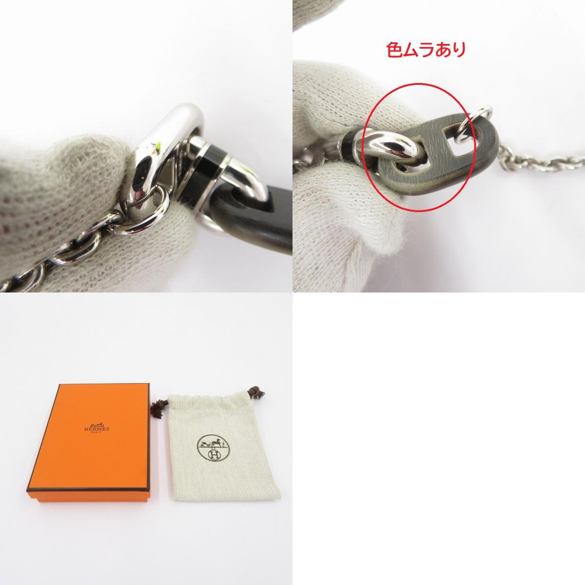 HERMES | エルメス マイヨン バッファローホーン ネックレス H100042FP シルバー