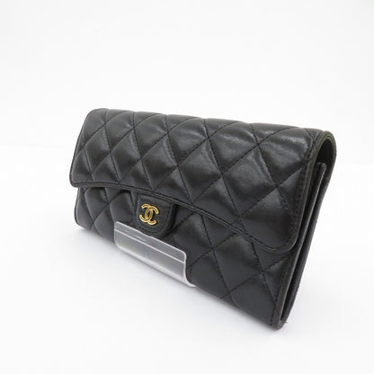 CHANEL | シャネル マトラッセ ロングフラップウォレット 長財布 A80758 ブラック