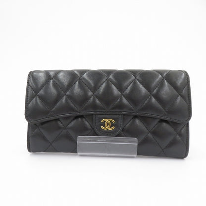 CHANEL | シャネル マトラッセ ロングフラップウォレット 長財布 A80758 ブラック
