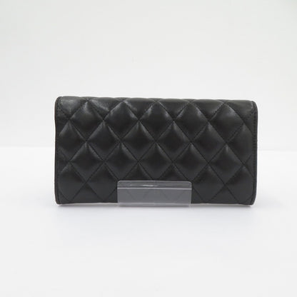 CHANEL | シャネル マトラッセ ロングフラップウォレット 長財布 A80758 ブラック