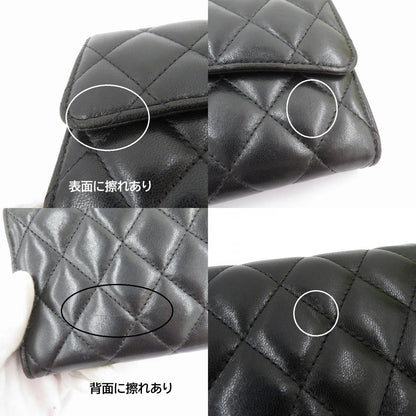 CHANEL | シャネル マトラッセ ロングフラップウォレット 長財布 A80758 ブラック