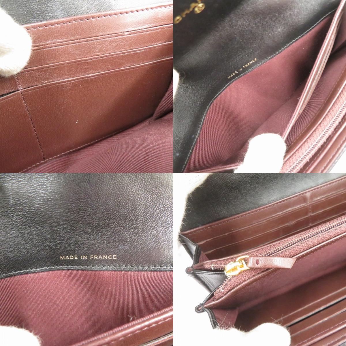 CHANEL | シャネル マトラッセ ロングフラップウォレット 長財布 A80758 ブラック