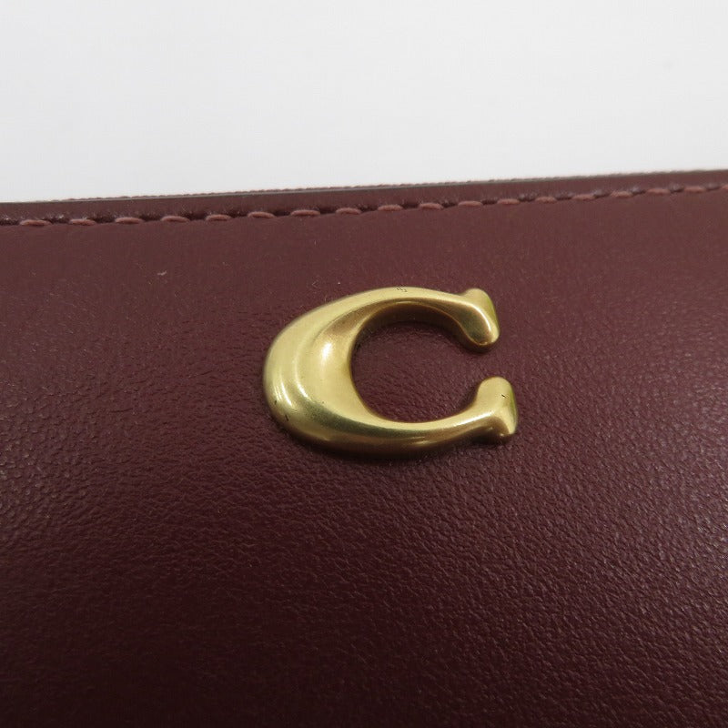 COACH | コーチ スリム アコーディオン ジップウォレット 長財布 E2344-CH822 ボルドー/バーガンディー