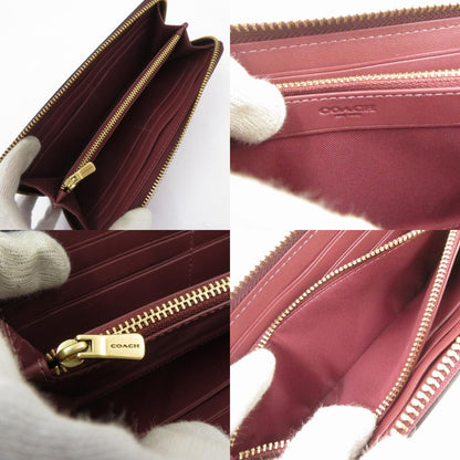 COACH | コーチ スリム アコーディオン ジップウォレット 長財布 E2344-CH822 ボルドー/バーガンディー