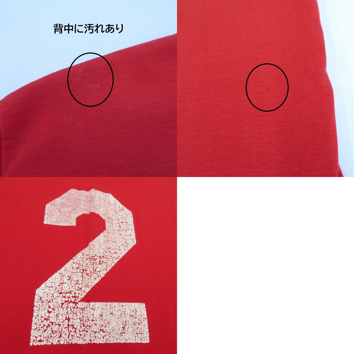 wilson | ウィルソン ゲームシャツ 60s 半袖Ｔシャツ レッド サイズ：L【瀬戸大橋店】