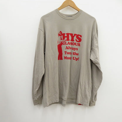 HYSTERIC GLAMOUR | ヒステリックグラマー SUPER KINKY SOUNDS 長袖Ｔシャツ 02253CL06 グレー サイズ：XL