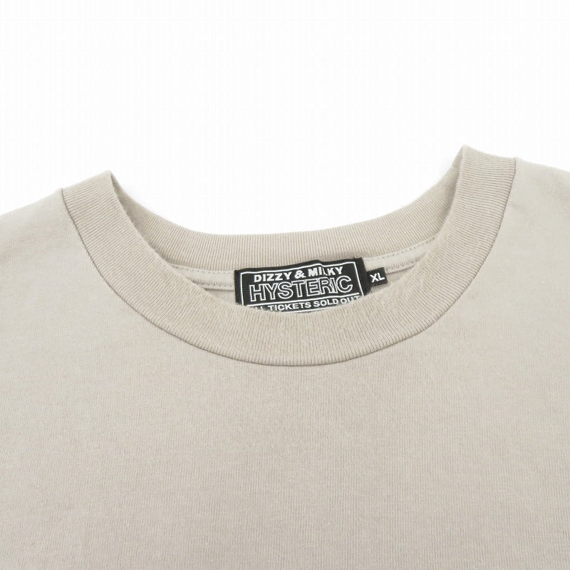HYSTERIC GLAMOUR | ヒステリックグラマー SUPER KINKY SOUNDS 長袖Ｔシャツ 02253CL06 グレー サイズ：XL