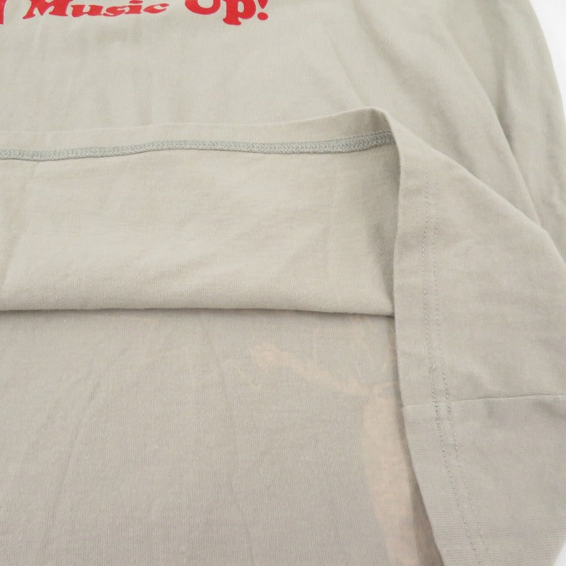 HYSTERIC GLAMOUR | ヒステリックグラマー SUPER KINKY SOUNDS 長袖Ｔシャツ 02253CL06 グレー サイズ：XL