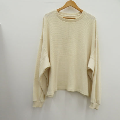 refomed AZEAMI THERMAL TEE サーマルカットソー 長袖Ｔシャツ RECU-001 ベージュ サイズ：3
