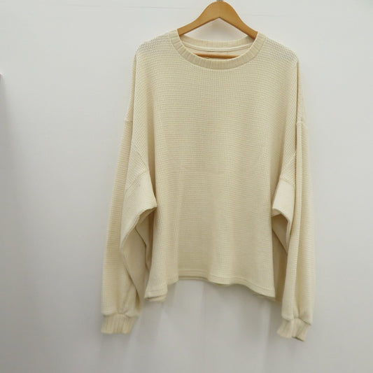 refomed AZEAMI THERMAL TEE サーマルカットソー 長袖Ｔシャツ RECU-001 ベージュ サイズ：3