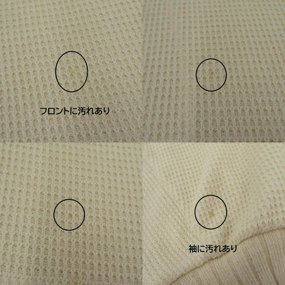 refomed AZEAMI THERMAL TEE サーマルカットソー 長袖Ｔシャツ RECU-001 ベージュ サイズ：3