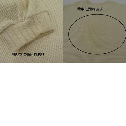 refomed AZEAMI THERMAL TEE サーマルカットソー 長袖Ｔシャツ RECU-001 ベージュ サイズ：3