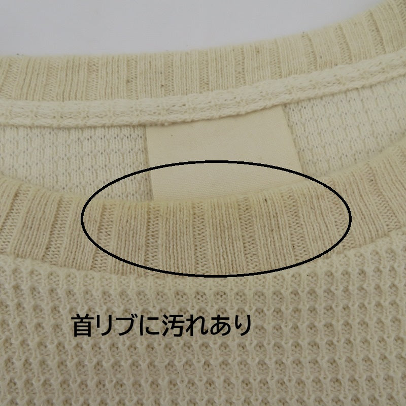 refomed AZEAMI THERMAL TEE サーマルカットソー 長袖Ｔシャツ RECU-001 ベージュ サイズ：3