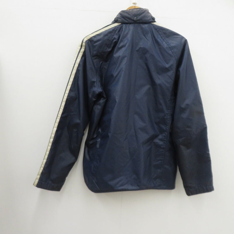 【中古】adidas | アディダス BRD/西ドイツ製/刺繍タグ ナイロンジャケット ネイビー サイズ：4【瀬戸大橋店】