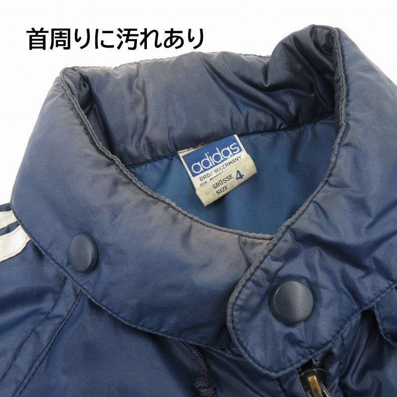 【中古】adidas | アディダス BRD/西ドイツ製/刺繍タグ ナイロンジャケット ネイビー サイズ：4【瀬戸大橋店】