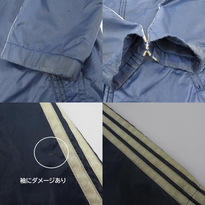 【中古】adidas | アディダス BRD/西ドイツ製/刺繍タグ ナイロンジャケット ネイビー サイズ：4【瀬戸大橋店】