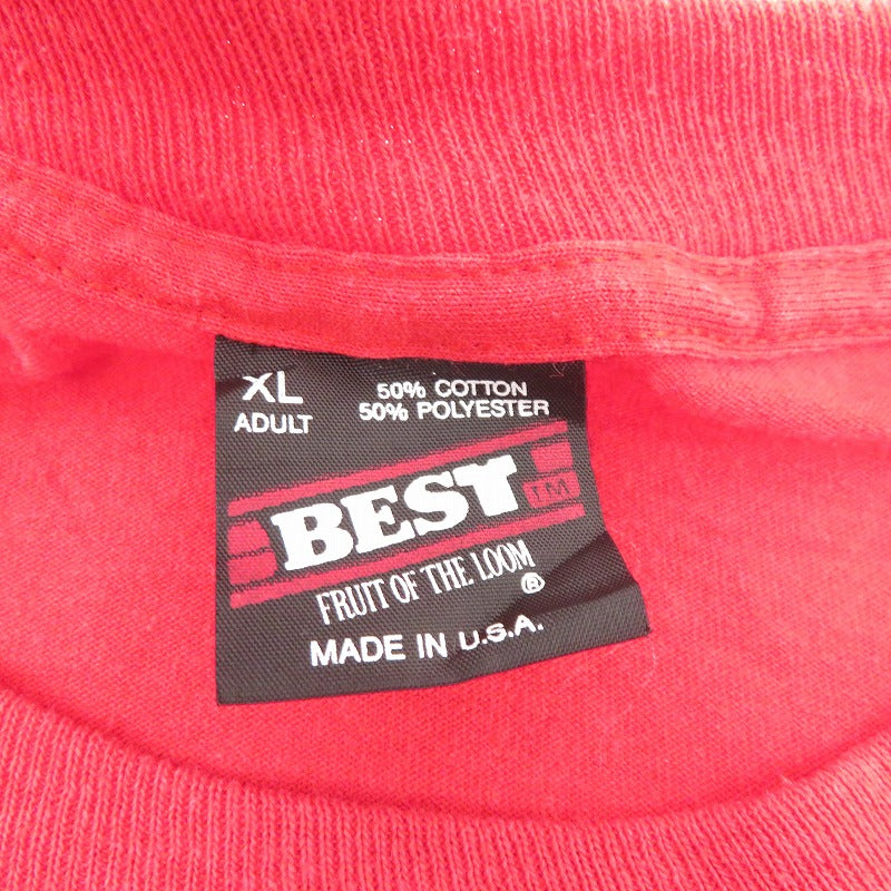 FRUIT OF THE LOOM | フルーツオブザルーム 90s 半袖Ｔシャツ レッド サイズ：XL【瀬戸大橋店】